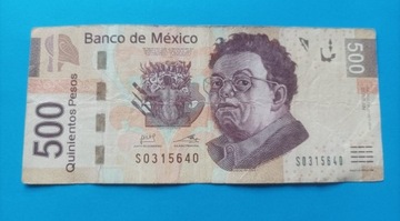 Meksyk 500 Pesos 2014 Seria AN