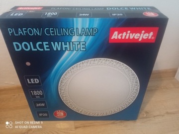 Plafon LED Dolce White 49x8 Activejet Nowy.