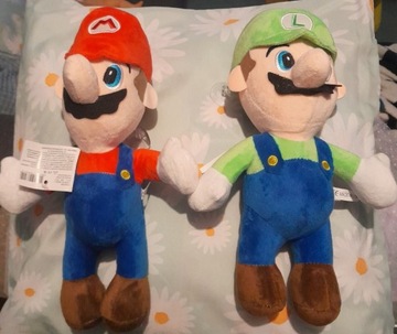 Super Mario I Luigi Zestaw pluszakow 26 cm