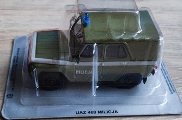 UAZ 469 MILICJA 1:43. De Agostini