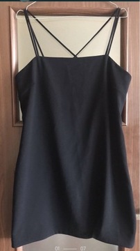 Elegancka krótka sukienka czarna roz 40/L Zara 