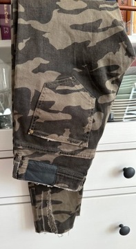 Spodnie- jeansy moro- Zara, nowe - 36 