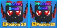 2x Mroczny smok lvl 20 -- Mining Simulator 2