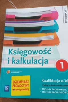 Księgowość i kalkulacja A.36.1 podręcznik 