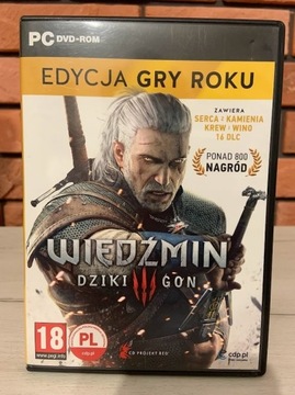 WIEDŹMIN III DZIKI GON - 6x DVD bez kodów PC