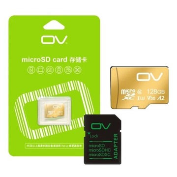 Oryginalna Karta MicroSD OV 128 GB Szybka +Adapter