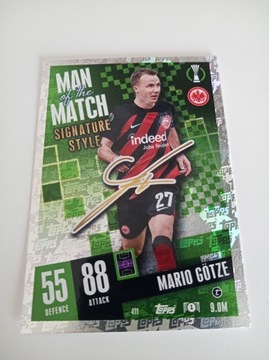 Topps Match Attax 2023/2024 Man Of The Match Gotze