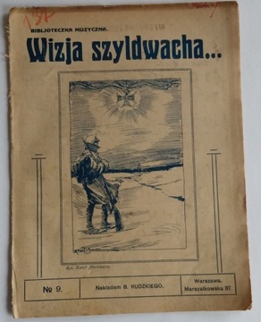 Bibljoteka muz Wizja szyldwacha nuty stare W-wa