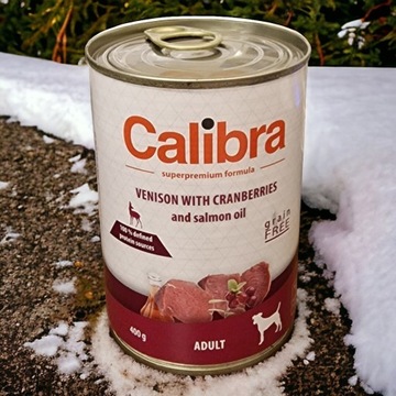 calibra Dog Adult Venison With Cranberries 400g