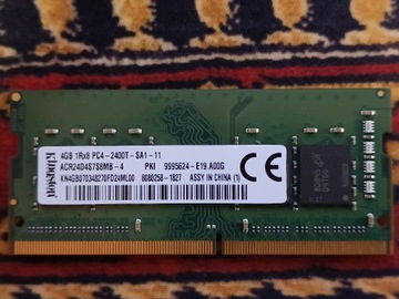 Pamięć RAM Kingstone 4 GB 1Rx8 PC4 DDR4