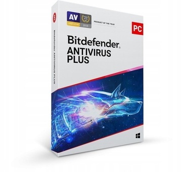 Bitdefender Antivirus Plus 1 PC / 3 LATA nowa