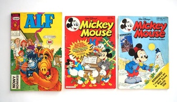 Komiksy Alf nr2 + Mickey Mouse