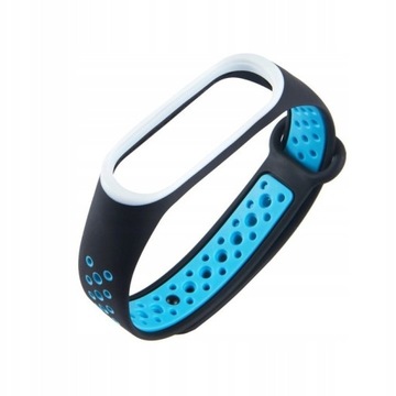 OPASKA PASEK DOTS DO XIAOMI Mi Band 4/3 czar.-nieb