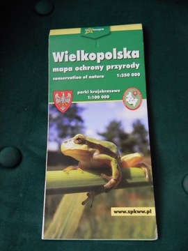 Wielkopolska mapa ochrony przyrody Top mapa 