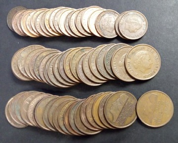 Zestaw monet Holandia 60 szt. 