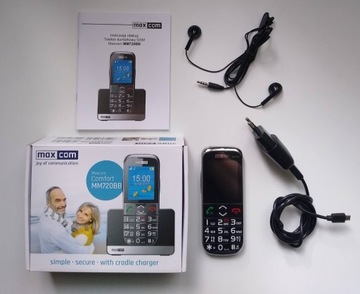 Telefon Maxcom Comfort MM720BB dla Seniora