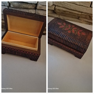 Male pudełeczko z drewna