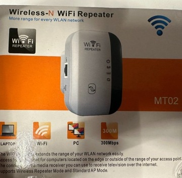 WZMACNIACZ WIFI SYGNAŁU REAPETER 300MB/S 2,4GHz