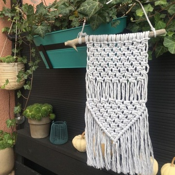 Makrama Dekoracja BOHO ECO Macrame Handmade 25x60