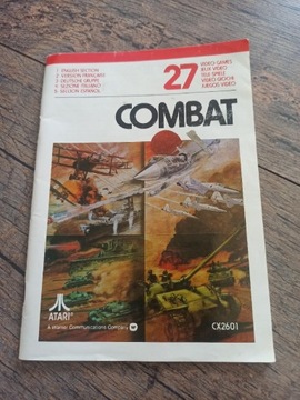 Atari instrukcja do gry Combat 