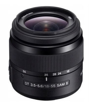 Obiektyw Sony 18-55 mm f/3.5-f/5.6 DT SAM II