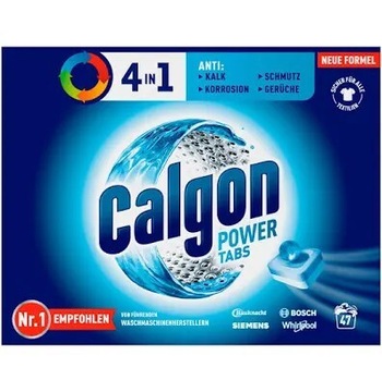 Odkamieniacz do pralek Calgon 4w1, 47 tabletek DE