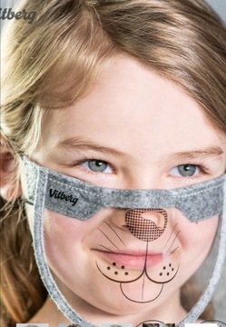 2xVitberg MiniShield Kids dziecko maska przyłbica 