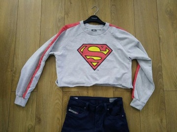 Krótka bluza Sinsay M Superman Crop top Marvel