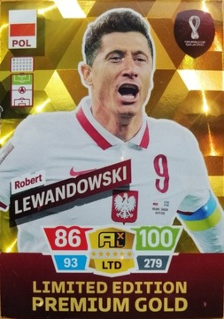 LEWANDOWSKI - World Cup Qatar Limited Premium Gold