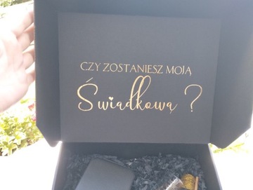 Box czy zostaniesz mają świadkową podziękowanie