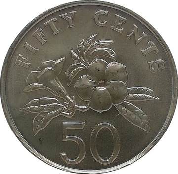 Singapur 50 cents 1987, KM#53.1