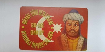 Karta Telefoniczna - Osman Bey - Turcja - inny tył