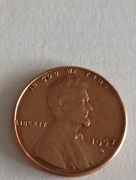 1 cent 1957 D USA 