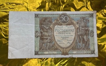 Pięćdziesiąt złotych 1929 rok