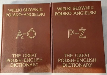 Wielki Słownik Polsko-Angielski T I+II Stan bdb !!