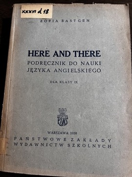 Podręcznik do nauki j. Angielskiego 1950 rok