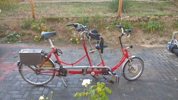Rower tandem dostosowany dla osoby niepełnosprawne