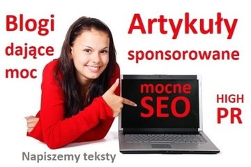 Pozycjonowanie strony, linki, artykuł SEO na blogi