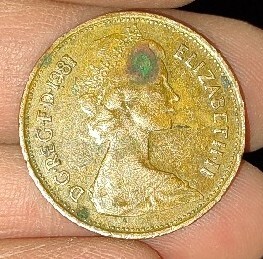 Moneta NEW PENCE DCREGFD 1981 ELIZABETCH II