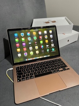 Macbook Air 13.3" Retina M1 8GB SSD 256GB Złoty