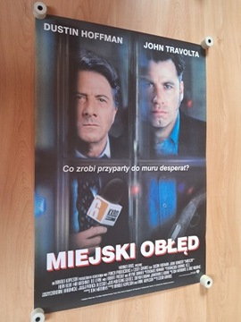 MIEJSKI OBŁĘD Hoffman, Travolta Plakat kinowy