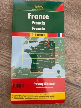 Mapa Francji 1:800 000 