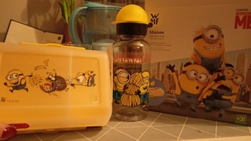 Zestaw dla dzieci (bidon + lunchbox) Minionki