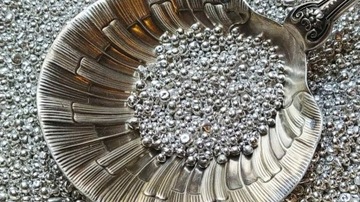Granulat srebra 999,  100 gram
