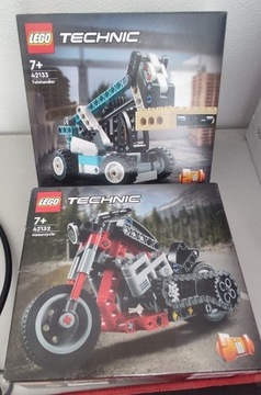 Zestaw 2x LEGO technic 42132 42133 prezent Majówka