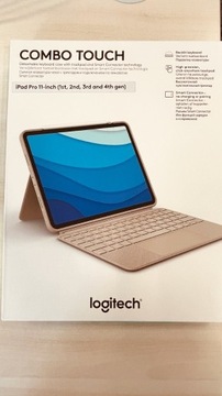 Logitech Combo Touch Piaskowy Smart Connector QWERTY IPAD 11 