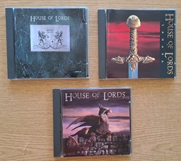 3 pierwsze płyty zespołu House Of Lords - CD