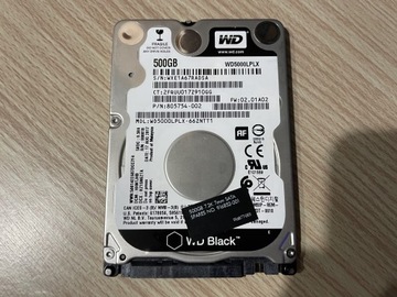Dysk HDD WD BLACK WD5000LPLX 500GB 2,5” 7200RPM