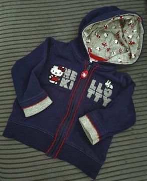 Granatowa bluza HELLO KITTY  r. 68