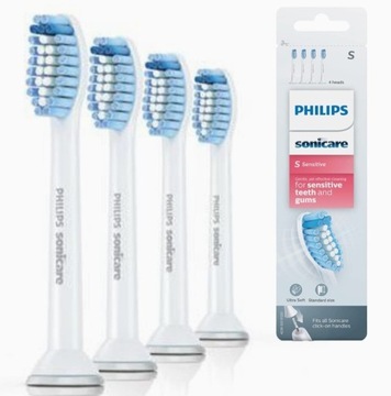 Nowe Końcówki Philips Sonicare Sensitive 8 sztuk 